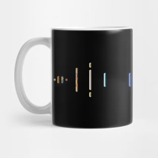 Abstract Solar System Mug